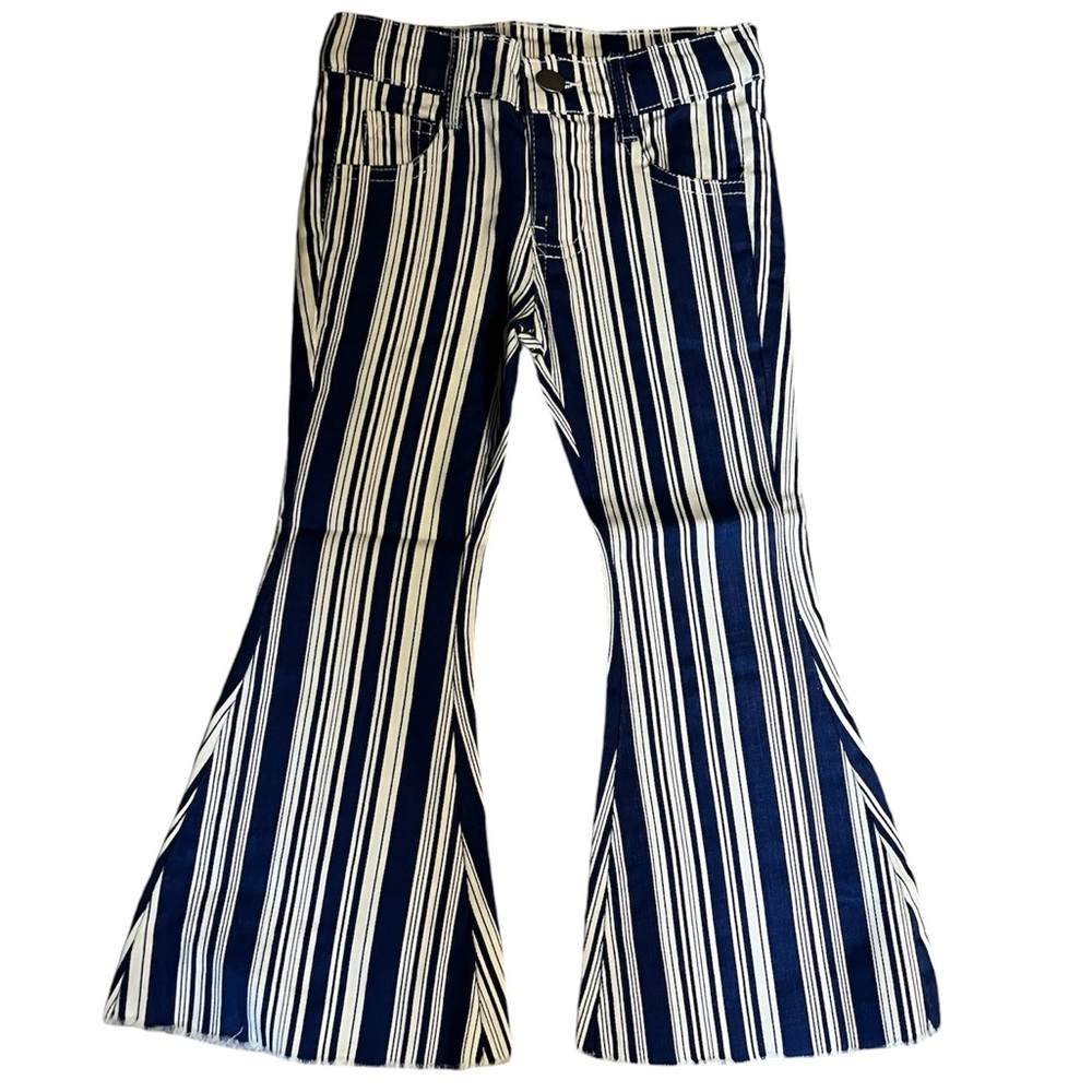NEW Girls Striped Flares